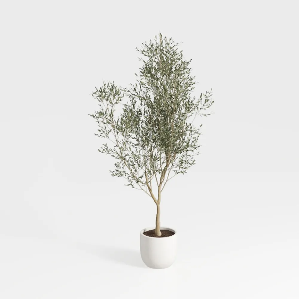 LOVMOR 5FT Artificial Olive Tree Tall Faux Silk