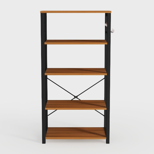IRONCK Bookshelf 6-Tier Ladder Shelf 110lbs