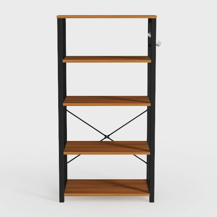 IRONCK Bookshelf 6-Tier Ladder Shelf 110lbs