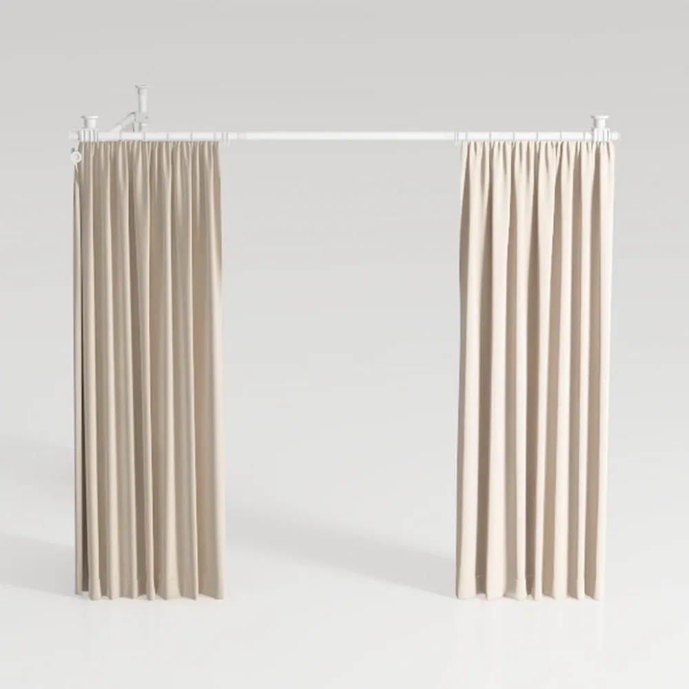Room Divider Curtain Rod, No Drilling Room