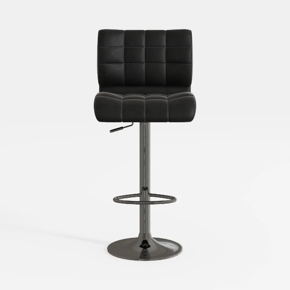 Bar Stools Set of 3, Adjustable Counter Height