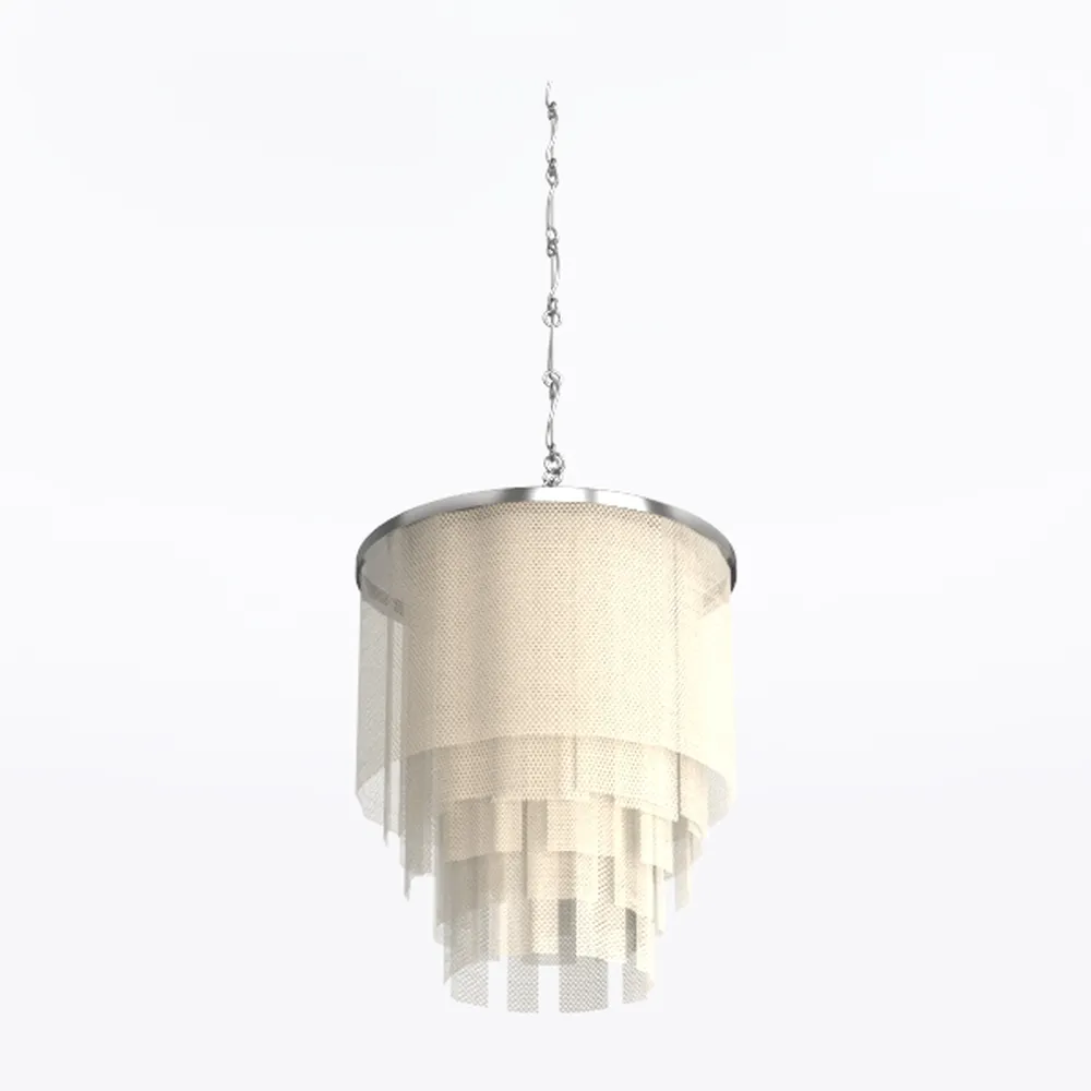 Farmhouse 6-Light W24 in Coastal Capiz Seashells 