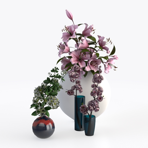 Sunflower Green and Beige Vase, Yellow Ceramic