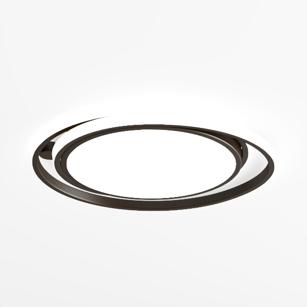 2 Pack Black LED Flush Mount Ceiling Light Fixture