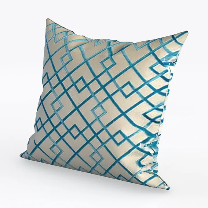 Ambesonne Aqua Throw Pillow Cushion Cover, Retro 