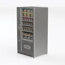 vending machine-Theater Left 45 Degree View