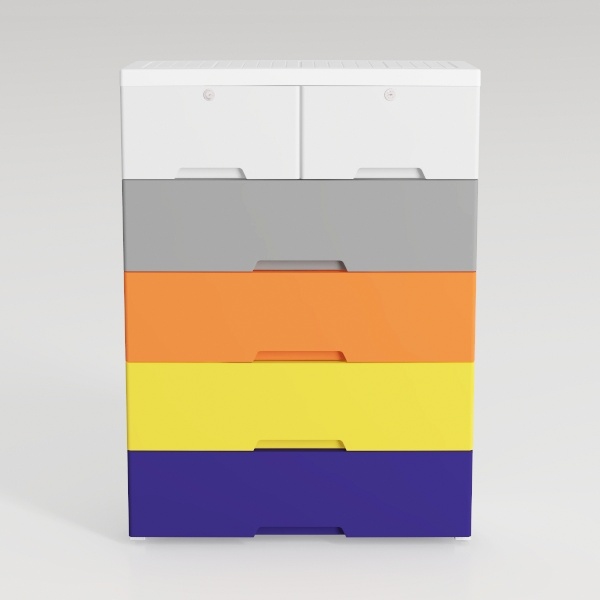 Storage Plastic Drawers Dresser Storage Cabinet