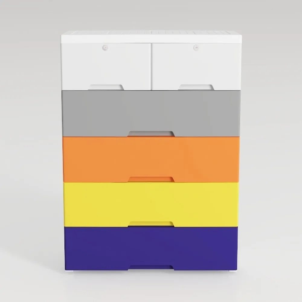 Storage Plastic Drawers Dresser Storage Cabinet