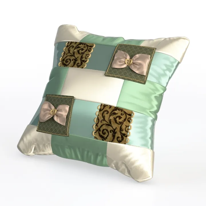 Spring Outdoor Pillow Covers, Sage Green Floral