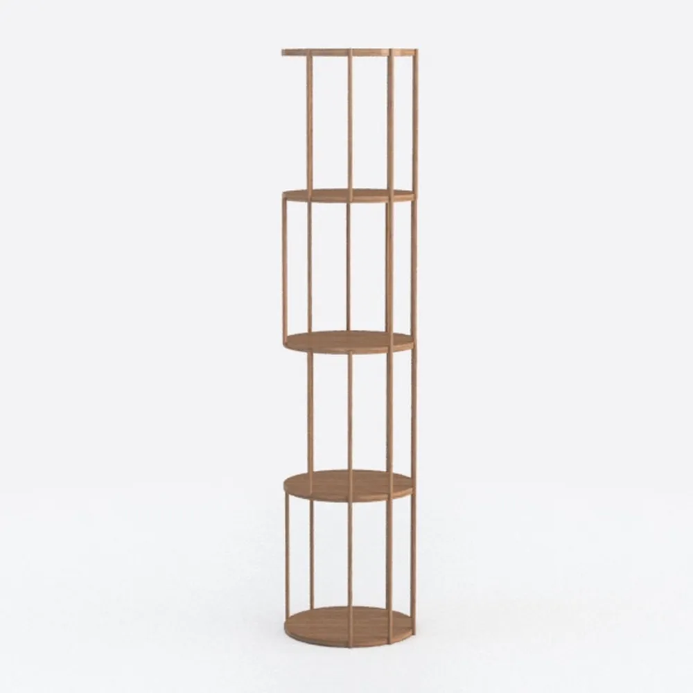 5 Tier Rotating Bookshelf, 360 ° Spinning Book