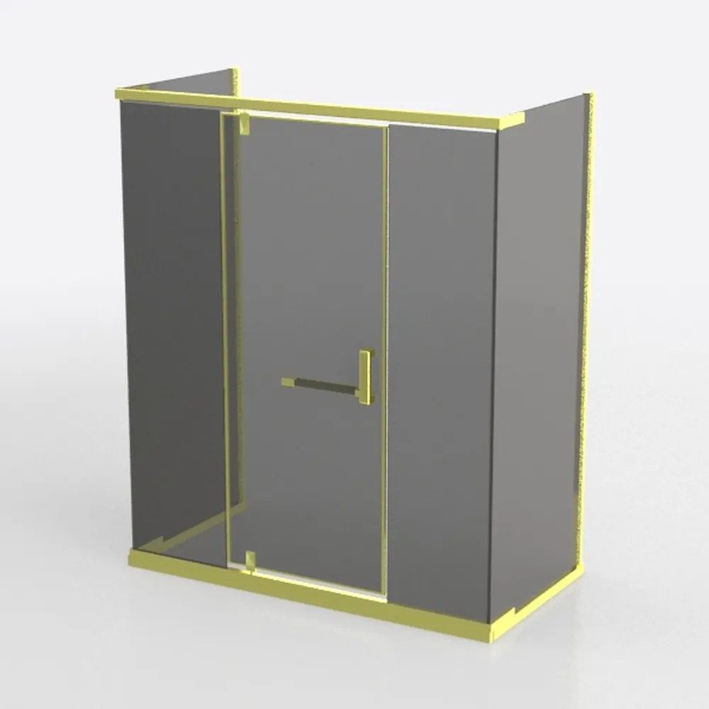 ELEGANT Semi-Frameless Sliding Shower Door 60 in.