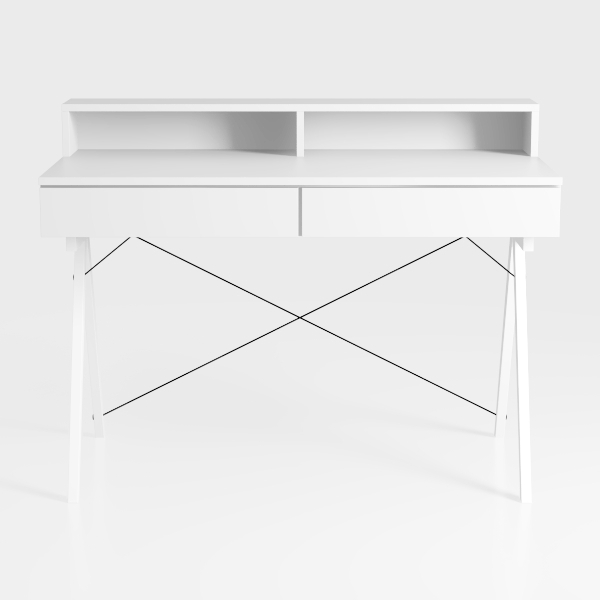 Pemberly Row Computer Desk Home Office Laptop Stor