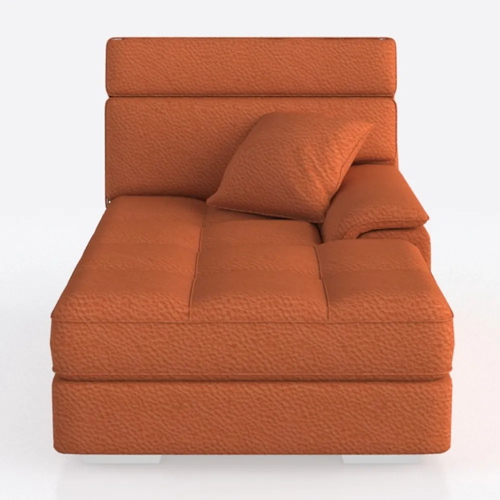 90” L Shaped Convertible Sleeper Sofa Bed, Pull