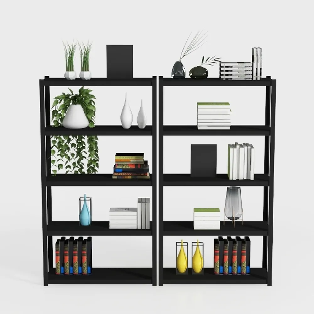 72" H Garage Shelving Units 5 Tier Industrial