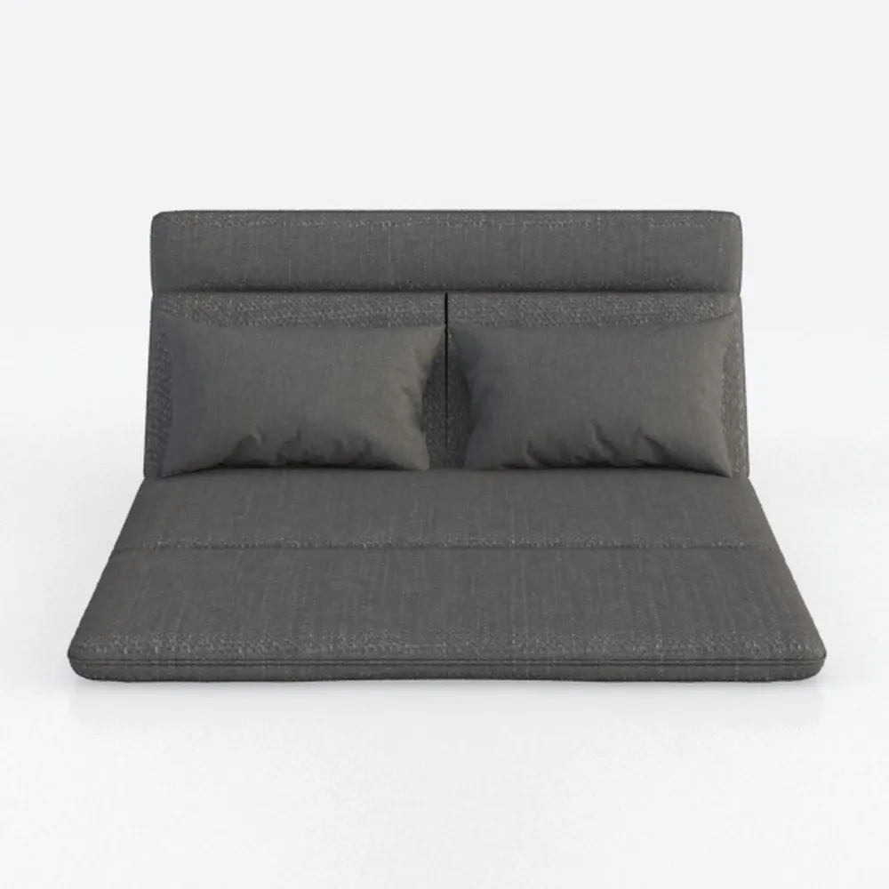 114” Modern Sailboat Loveseat Cloud