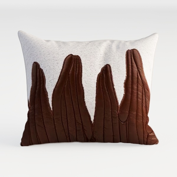 Fancy Homi 2 Packs Rust Decorative Throw Pillow