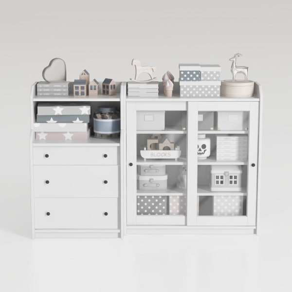 side cabinet-Creamy Home