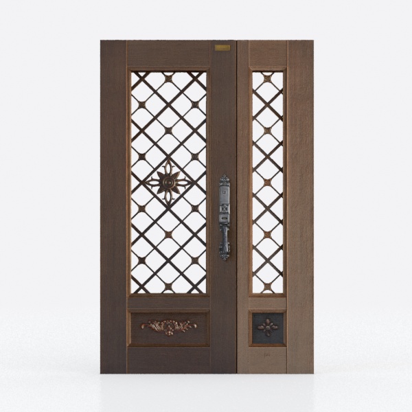 Unequal Swing Doors 184