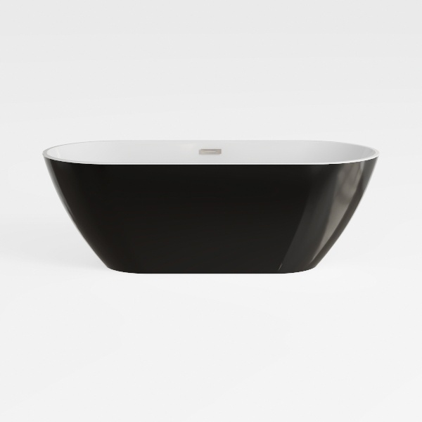 59" Acrylic Freestanding Bathtub, Contemporary