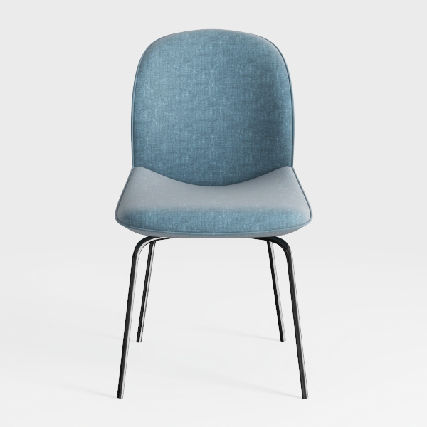 Modern Upholstered Accent Chair, Fully Assembled