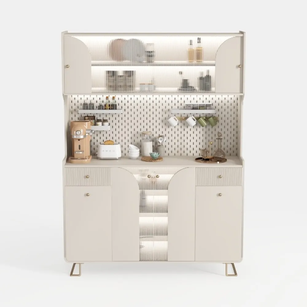White Shoe Cabinet with 2 Flip Drawers Door, 43"W
