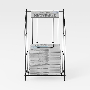 newspaper stand-Industrial Chic