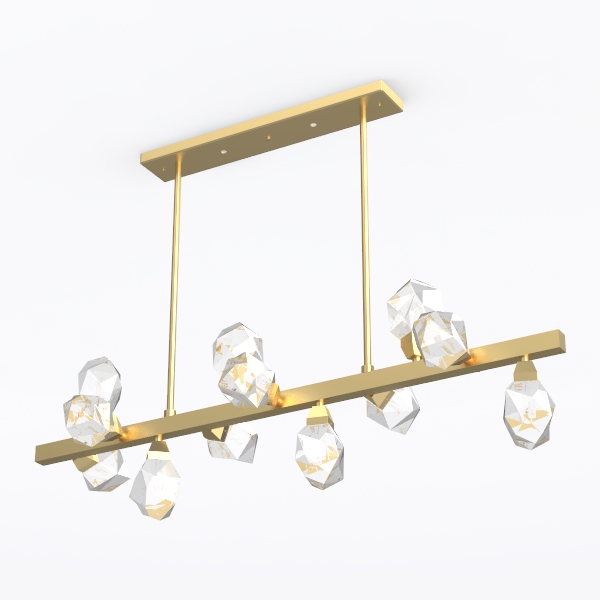 BOKT Brushed Brass Gold 3-Lights LED Adjustable