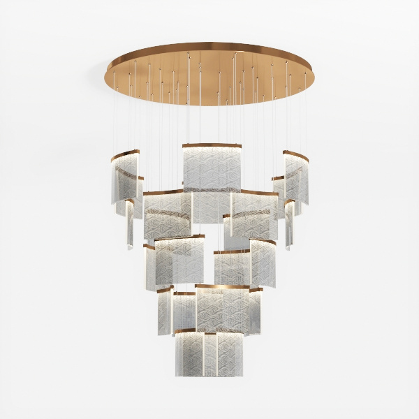 Gold Crystal Chandelier Lighting Modern