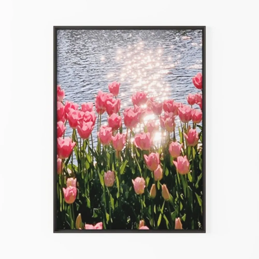 Forest Canvas Wall Art, Wildflower Canvas Wall Art