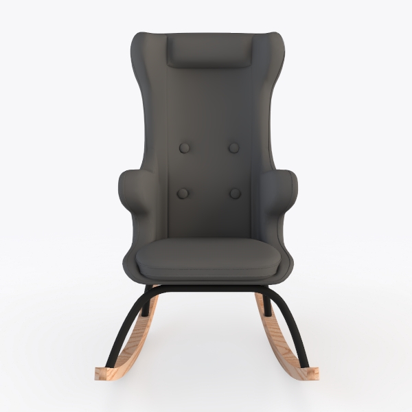 Home Office Desk Chair, Leather Swivel Computer Ta