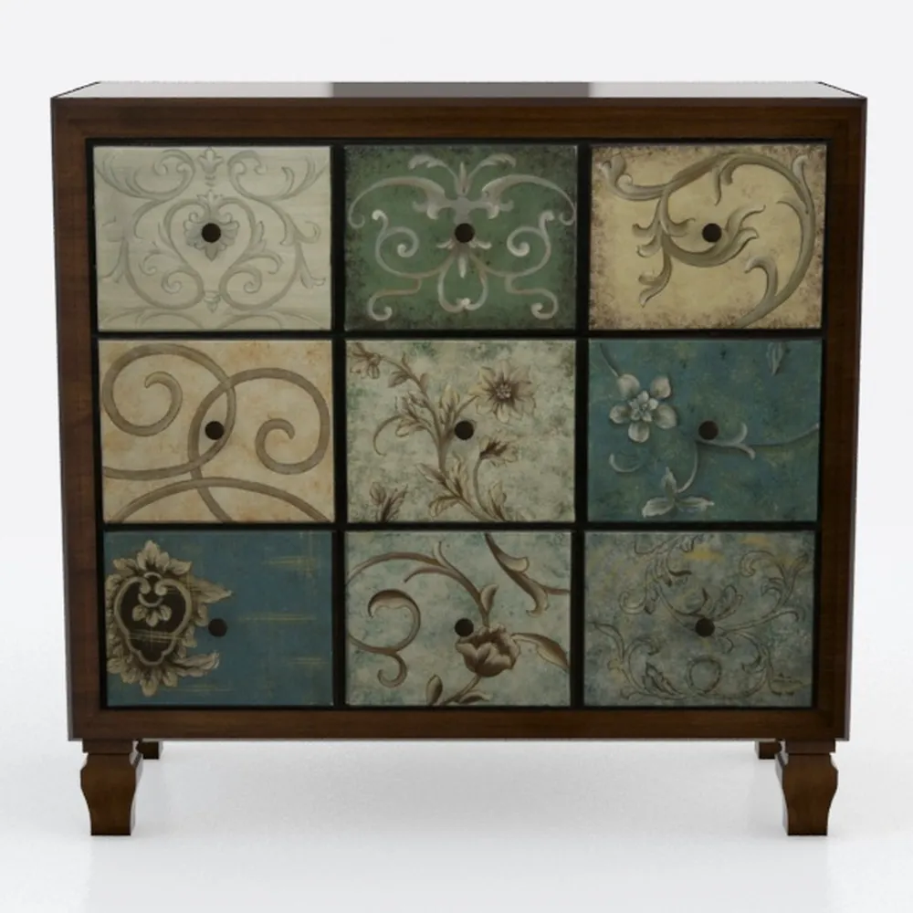 EXOTICA Dresser for Bedroom with 12 Drawers Tall