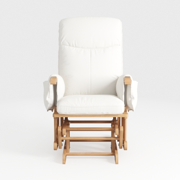 Ergonomic Gaming Chair with Footrest, 150° Tilt, A