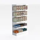 food shelf-Supermarket Right 45 Degree View