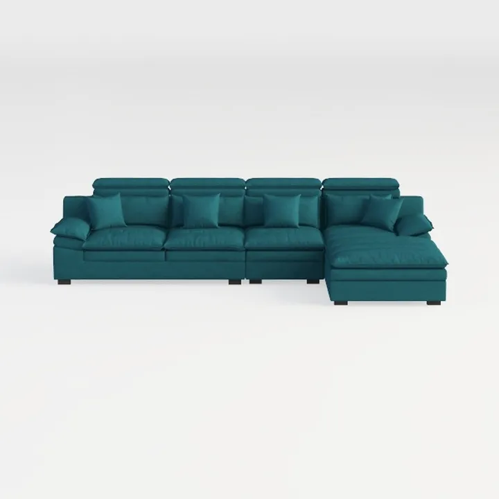 Vongrasig Convertible Sectional Couch, 3 Seat L Sh