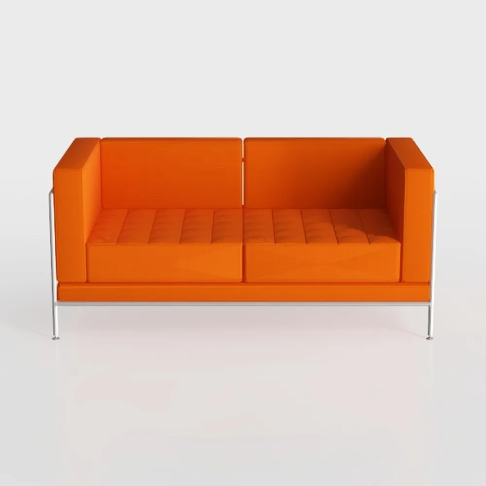 81" Mid Century Modern Velvet Sofa, Loveseat 3 
