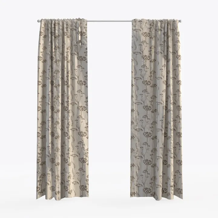 Blackout Curtains Black and White Floral Blackout 