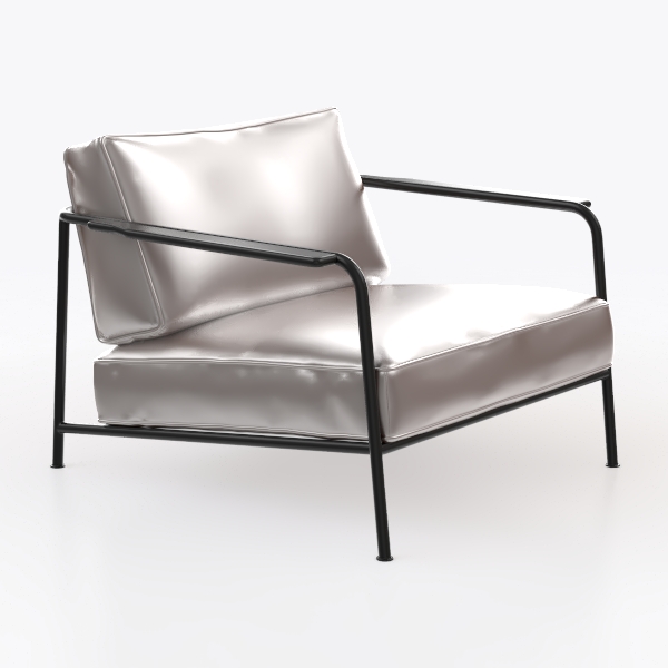 DUOMAY Mid-Century Modern Accent Chair, Soft