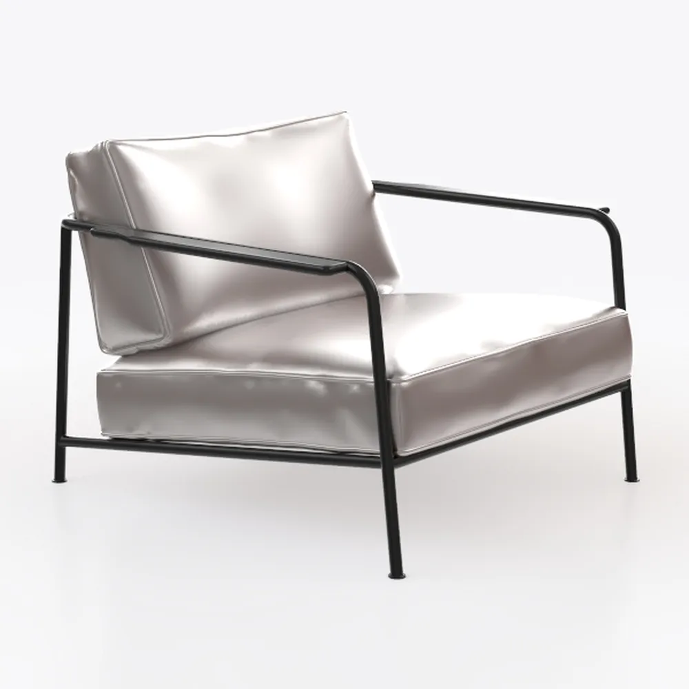 DUOMAY Mid-Century Modern Accent Chair, Soft