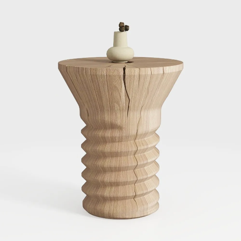 Jamesdar Chess Side Table, Gray