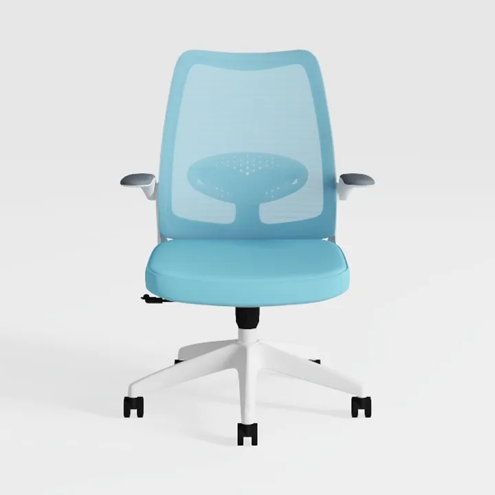 Modern Mesh Fabric Blue Office Chair Ergonomic 3D Model