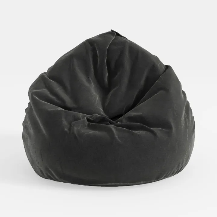 Sofa Sack Bean Bag Chair Cover, 5-Feet, Charcoal