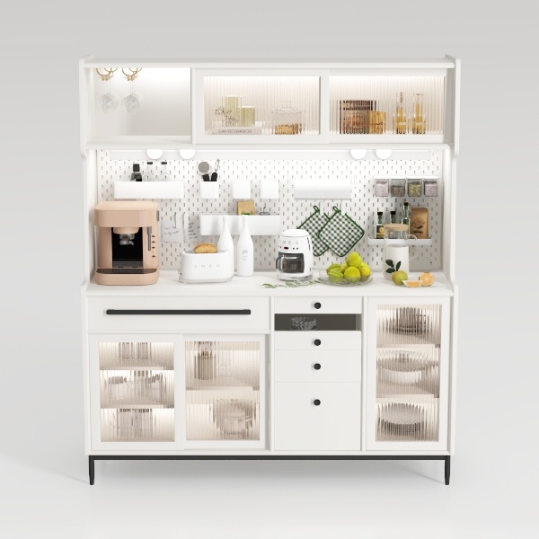 FATORRI 6 Cube Storage Bookshelf with 3 Drawers