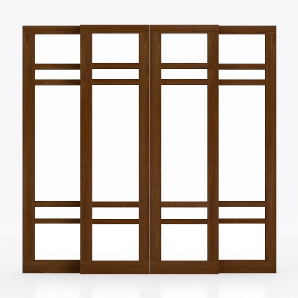 Interior door-BL-034 Fraxinus mandshurica open