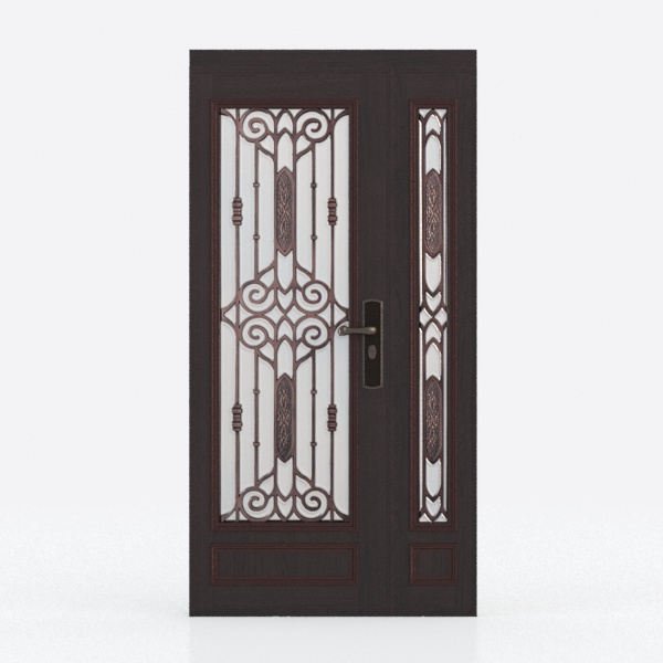 Unequal Swing Doors 192