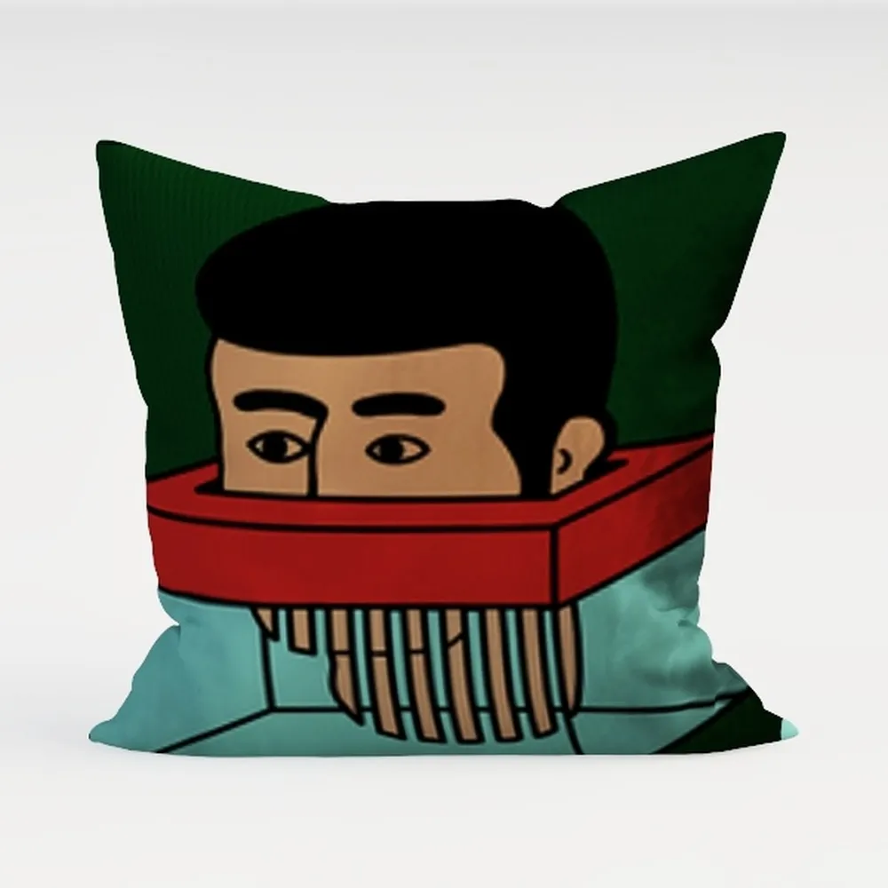 Tiger Preppy Throw Pillow Covers 18x18 - Preppy