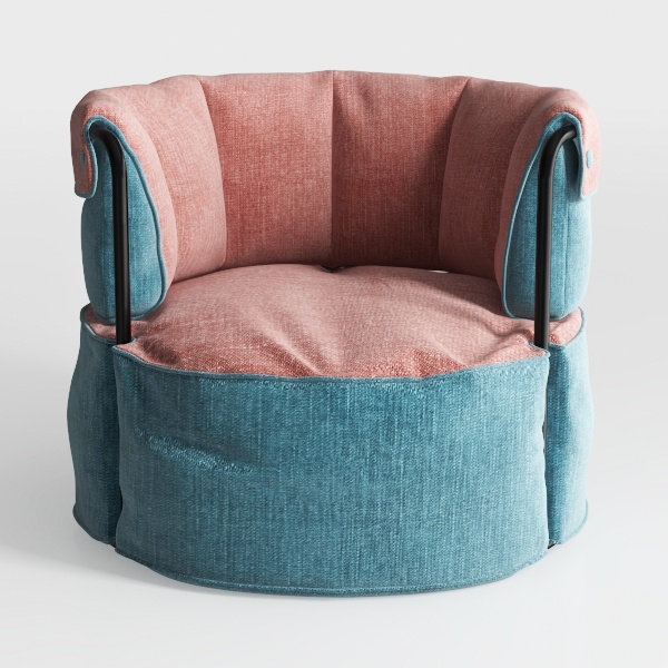 27.36" Wide Modern Swivel Chairs Upholstery