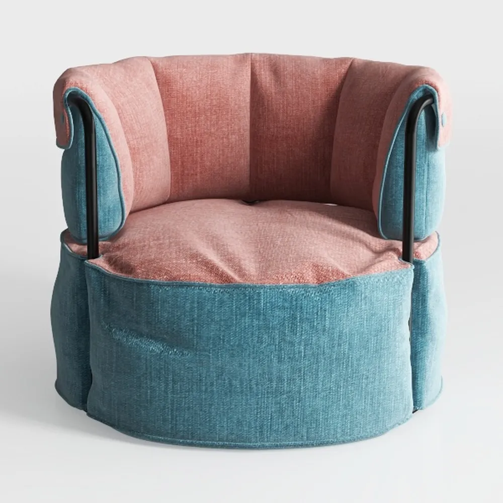 27.36" Wide Modern Swivel Chairs Upholstery