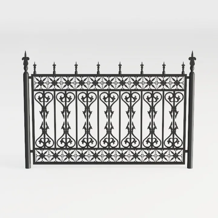 wrought iron fence-Cozy Garden Fences & Gates