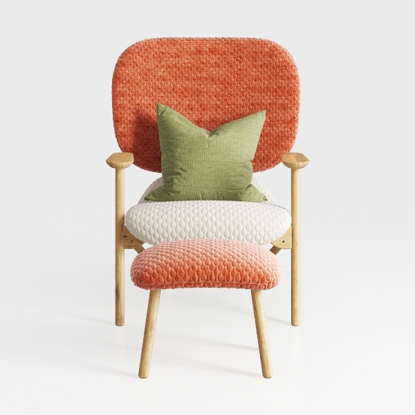 Modern Modular Chenille Sofa 1 Pieces Living Room 