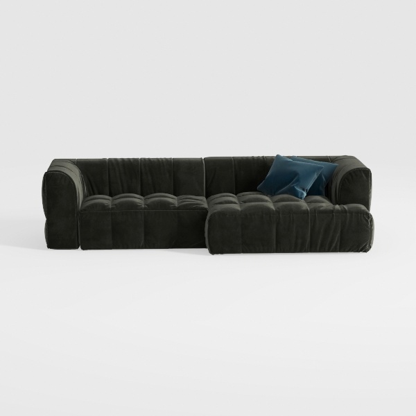 97&quot; Modular L-Shaped Sectional Cloud Couch with